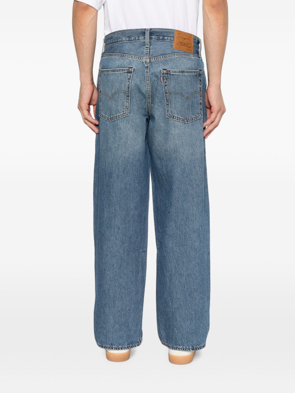 LEVIS Jeans blu chiaro con effetto wash 