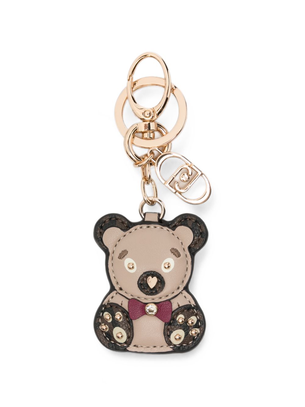 LIUJO Portachiavi Koala in ecopelle marrone 