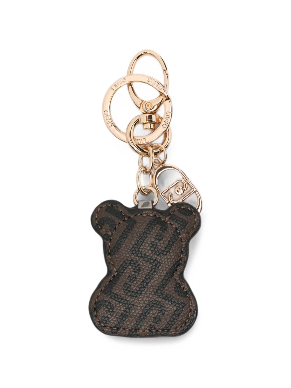 LIUJO Portachiavi Koala in ecopelle marrone 