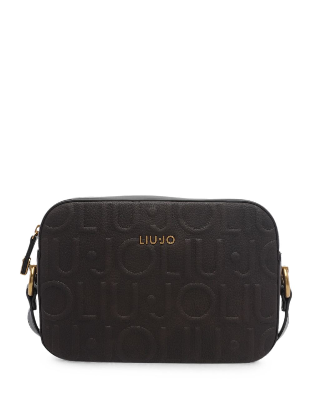 LIUJO Borsa a bauletto in ecopelle con placca logo 