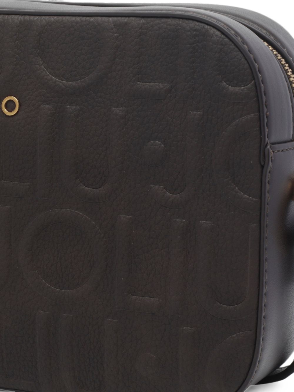 LIUJO Borsa a bauletto in ecopelle con placca logo 