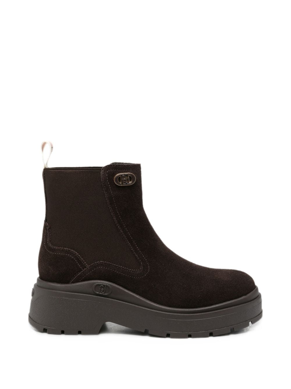 LIUJO Stivaletti Mok in suede marrone 