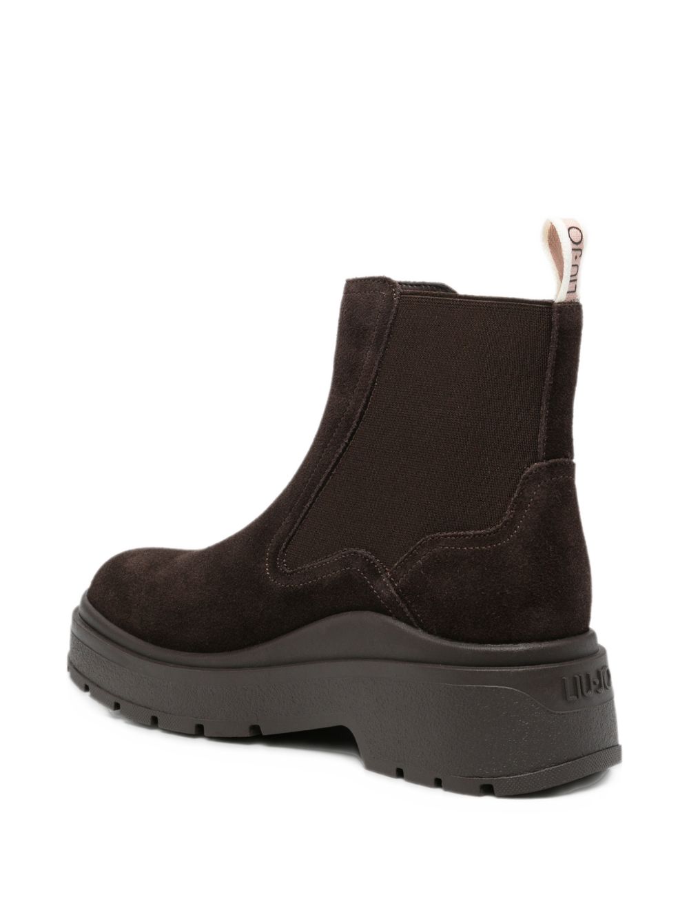 LIUJO Stivaletti Mok in suede marrone 