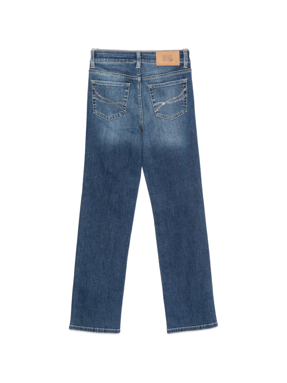 LIUJO Jeans blu regular fit con effetto wash 
