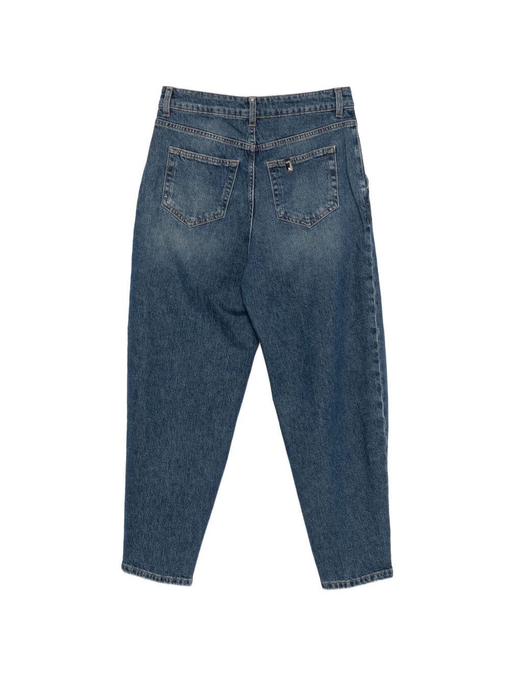 LIUJO Jeans blu barrel con tasche 