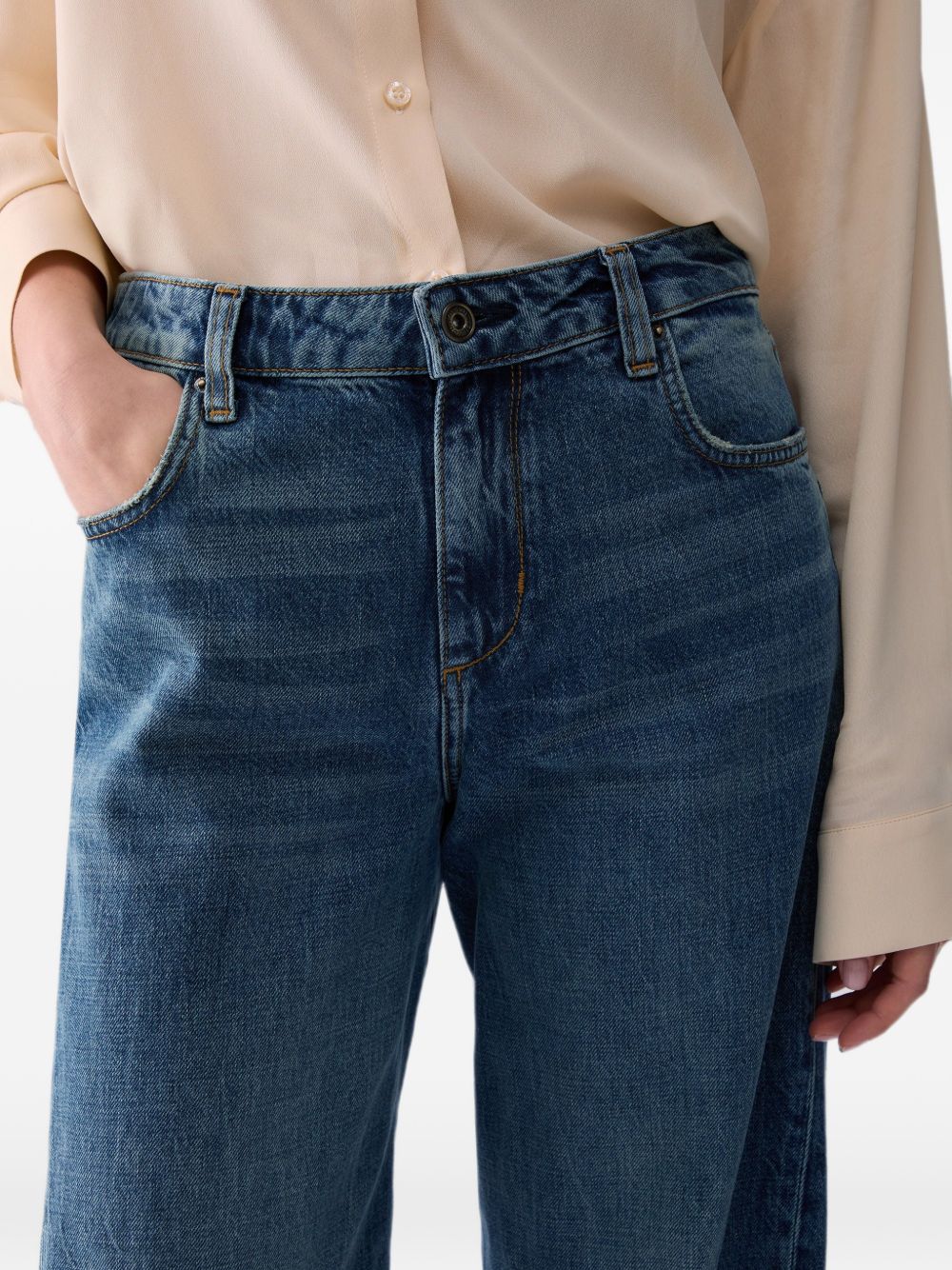 LIUJO Jeans blu con tasche 