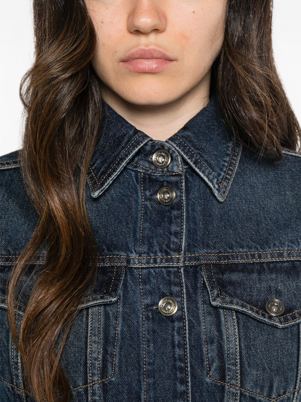 LIUJO Abito Chemisier Corto in Denim Liu Jo x Elodie 