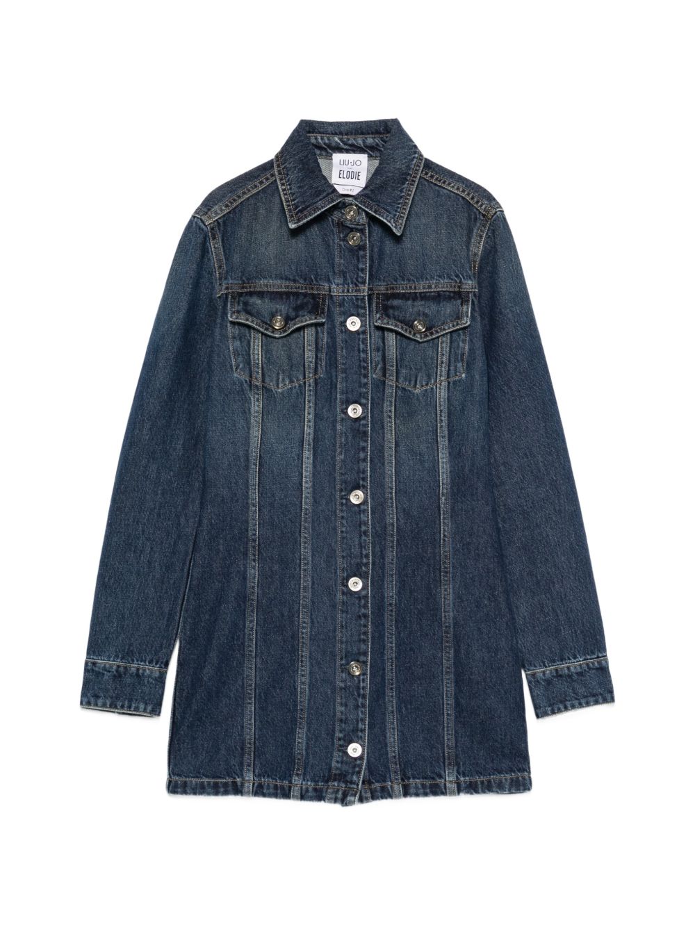 LIUJO Abito Chemisier Corto in Denim Liu Jo x Elodie 