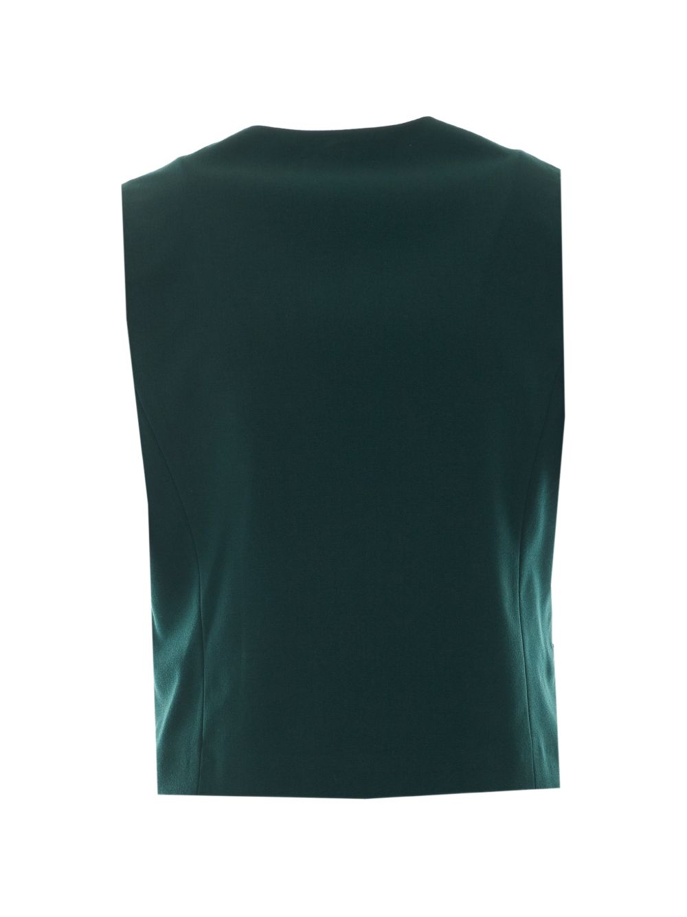 LIUJO Gilet verde con bottoni dorati 