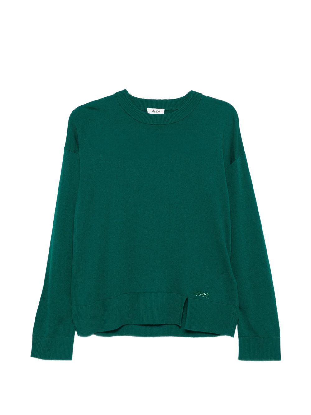 LIUJO Maglia verde menta girocollo 