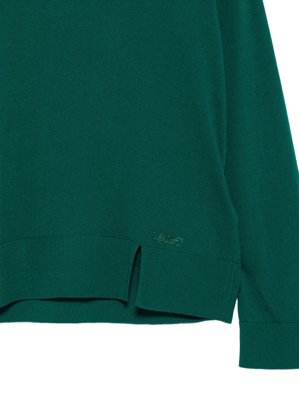 LIUJO Maglia verde menta girocollo 