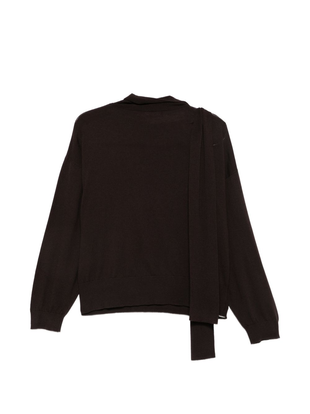 LIUJO Maglia marrone con logo 