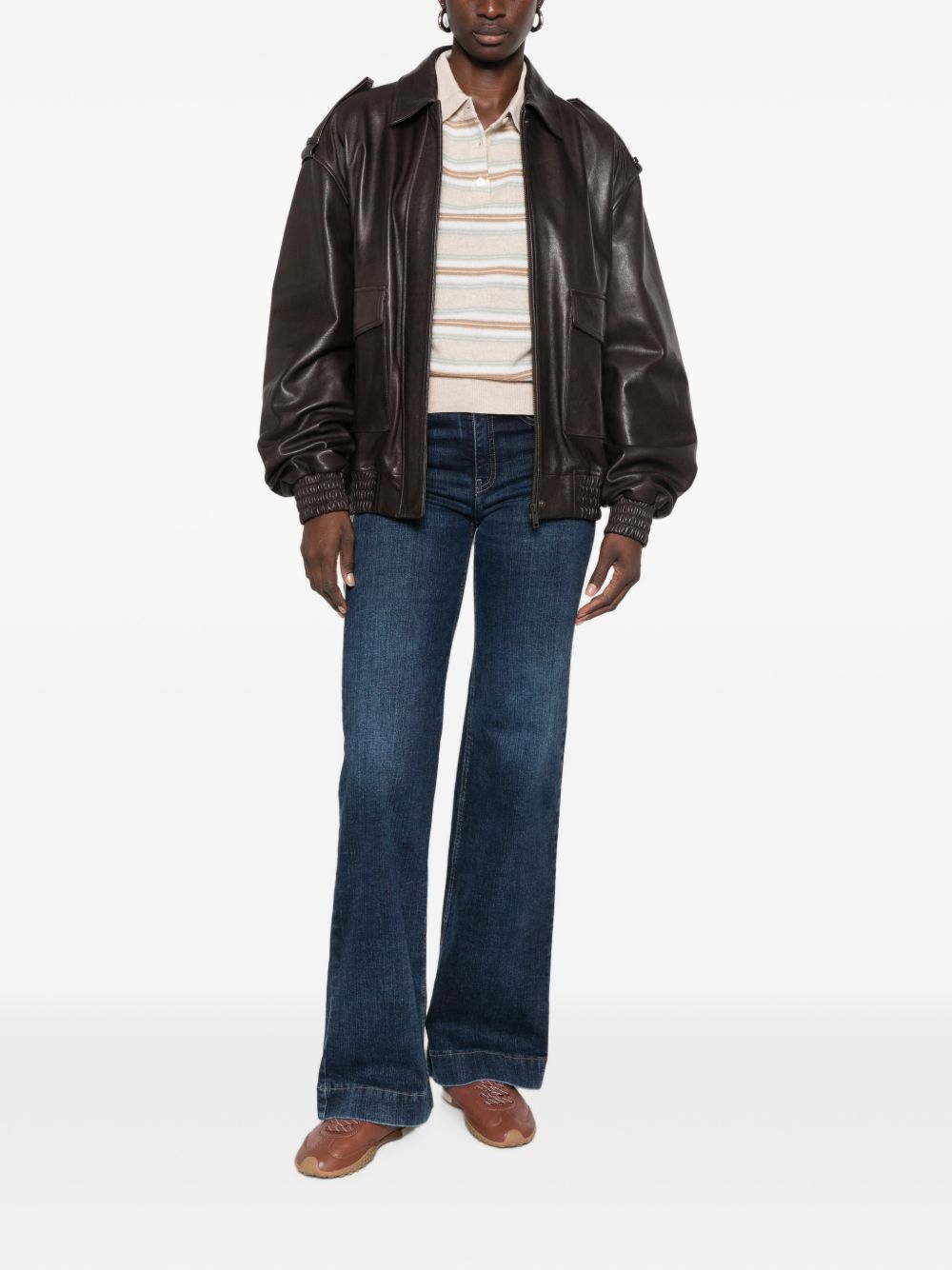 LOIS Jeans blu con tasche ed effetto washed 