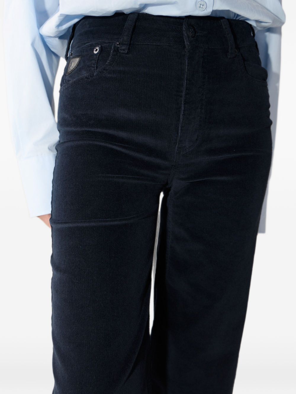 LOIS Jeans blu scuro leggermente svasati con tasche 