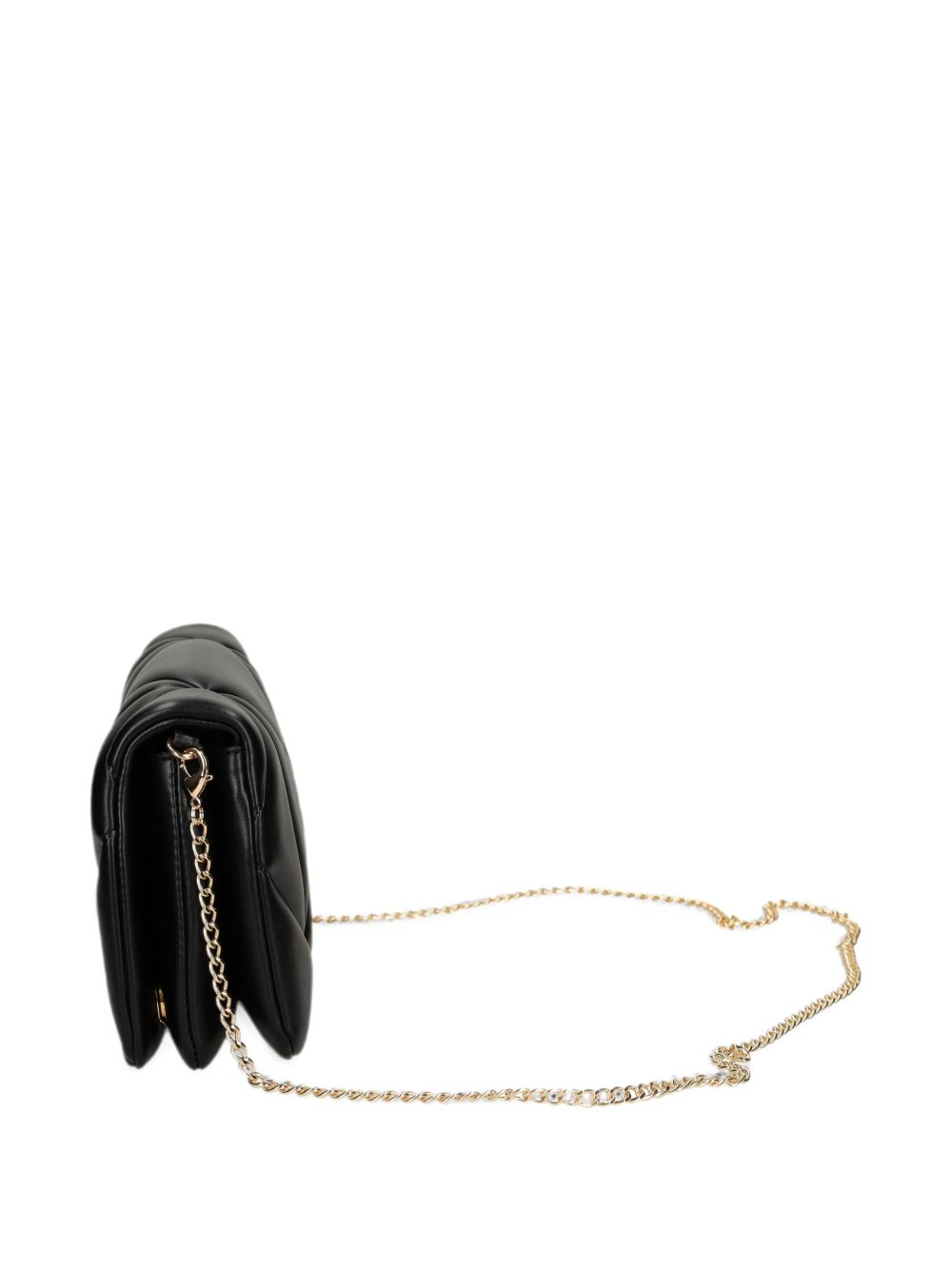 LOVE MOSCHINO Borsa a tracolla nera con dettagli dorati 