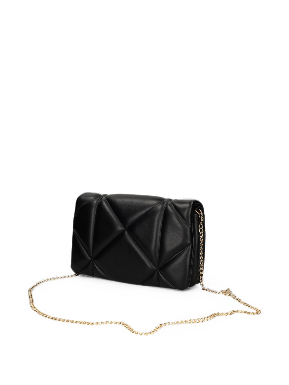 LOVE MOSCHINO Borsa a tracolla nera con dettagli dorati 