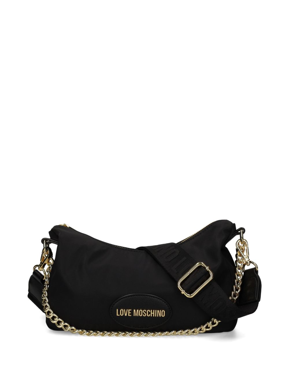 LOVE MOSCHINO Borsa a spalla nera con catena 