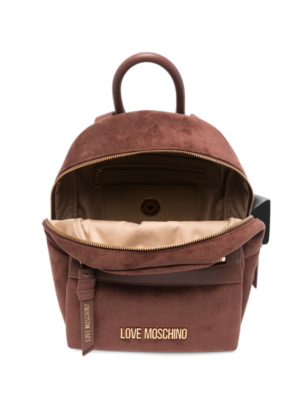 LOVE MOSCHINO Zaino effetto velluto 