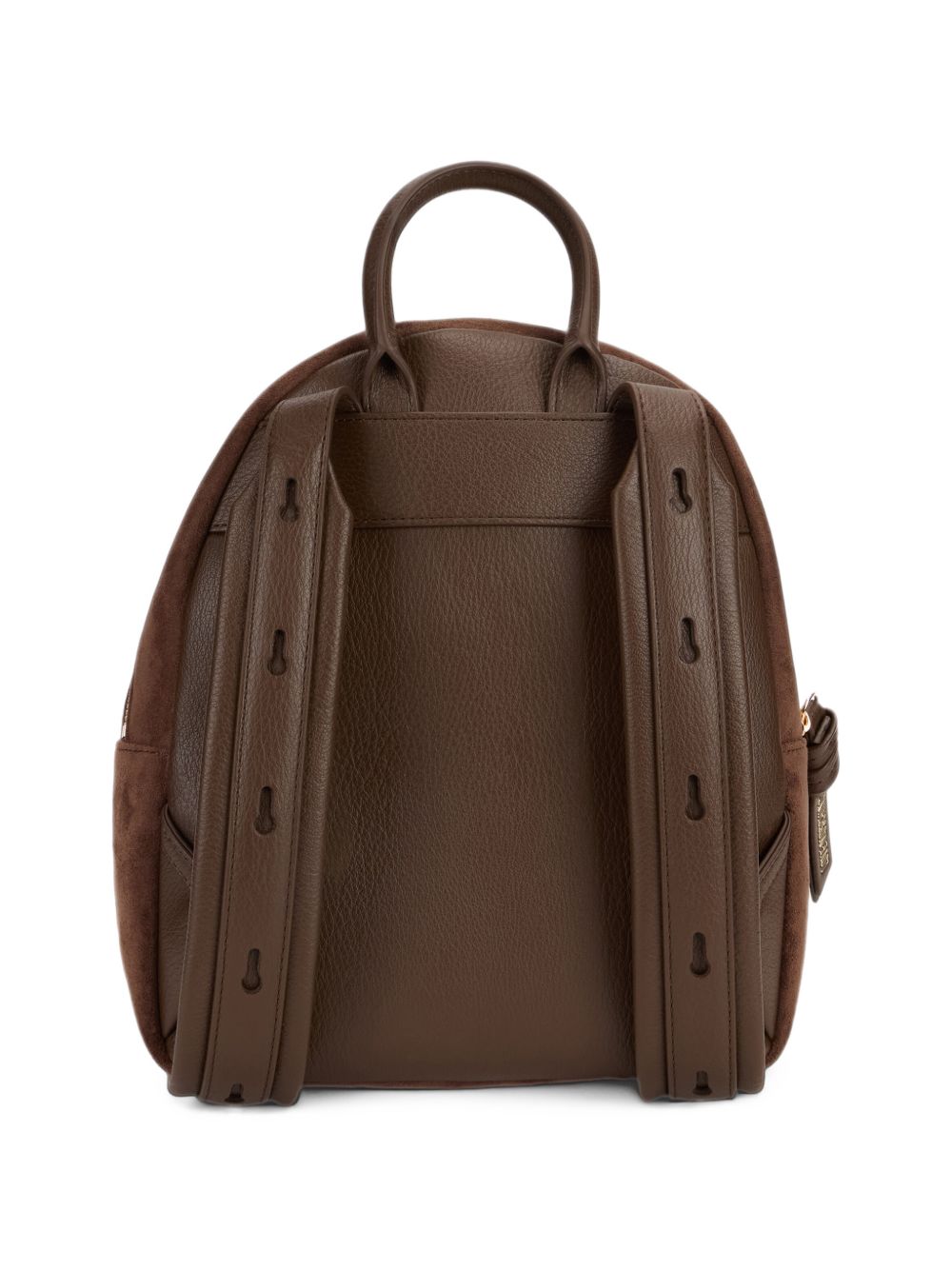 LOVE MOSCHINO Zaino in suede marrone 