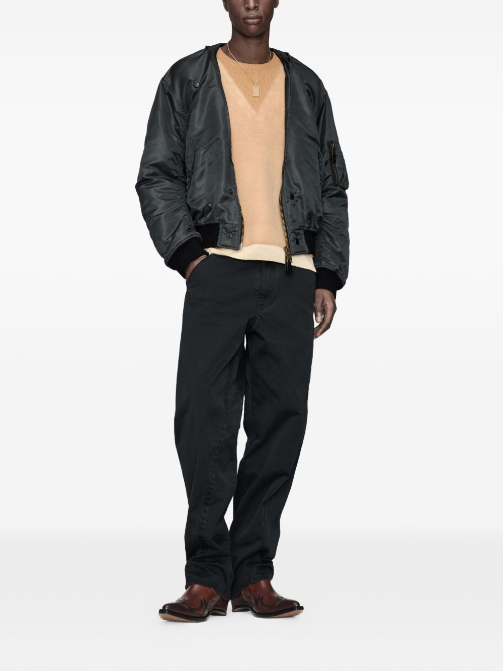 MAISON MARGIELA Bomber reversibile con zip 