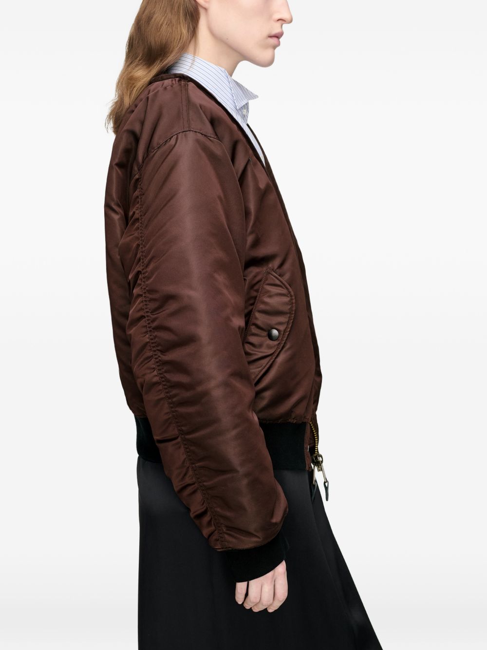MAISON MARGIELA Giubbotto imbottito reversibile marrone 