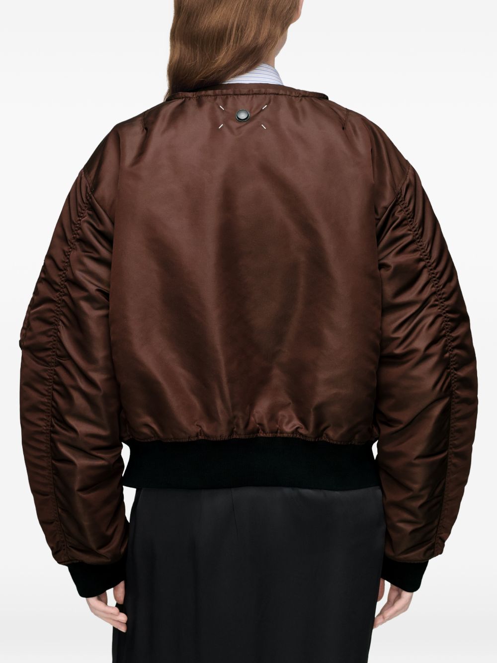 MAISON MARGIELA Giubbotto imbottito reversibile marrone 