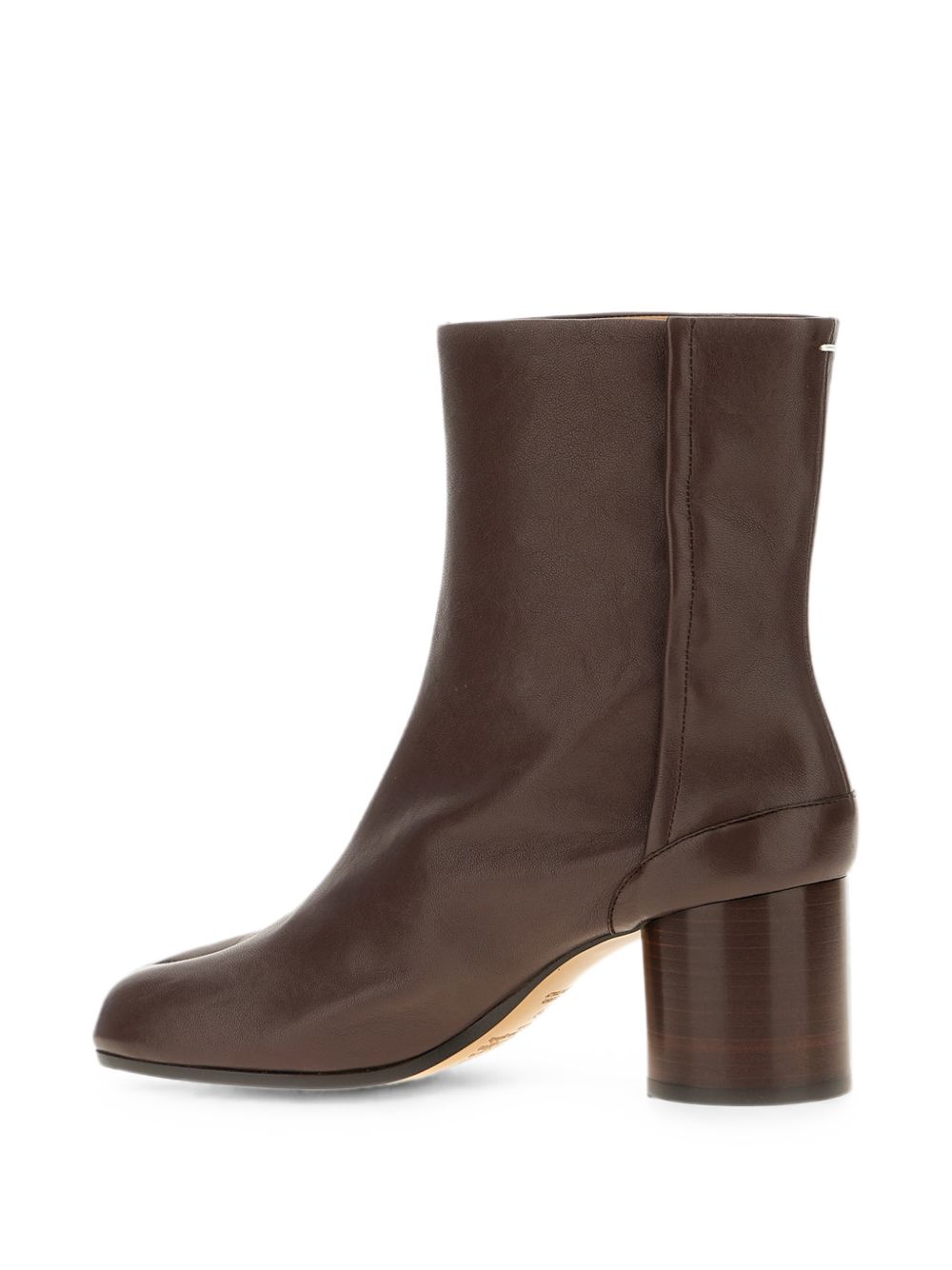 MAISON MARGIELA Stivaletti Tabi in pelle marrone 