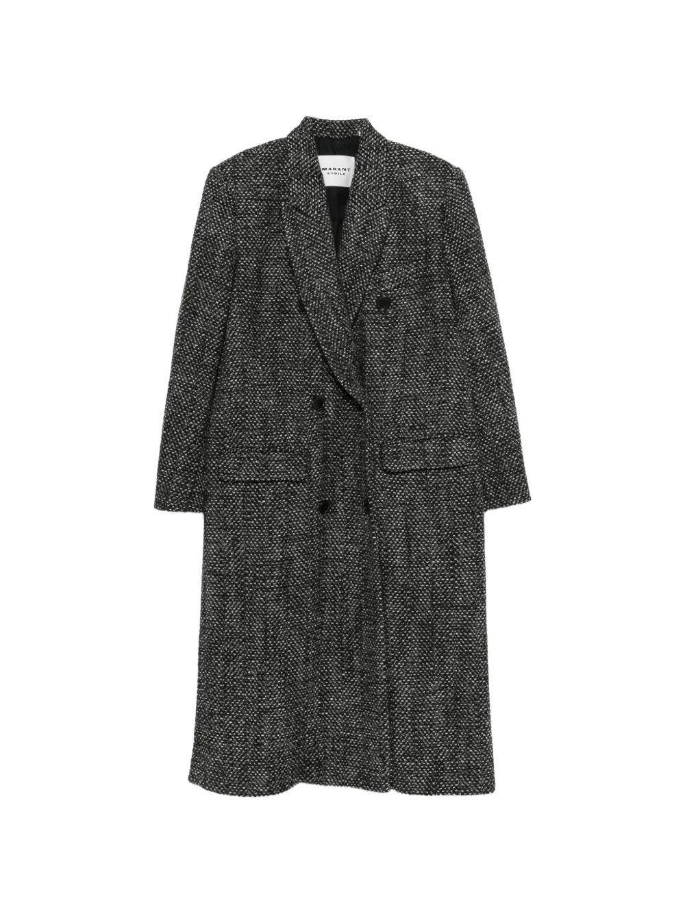 MARANT ETOILE Cappotto Pilda in lana spigata 