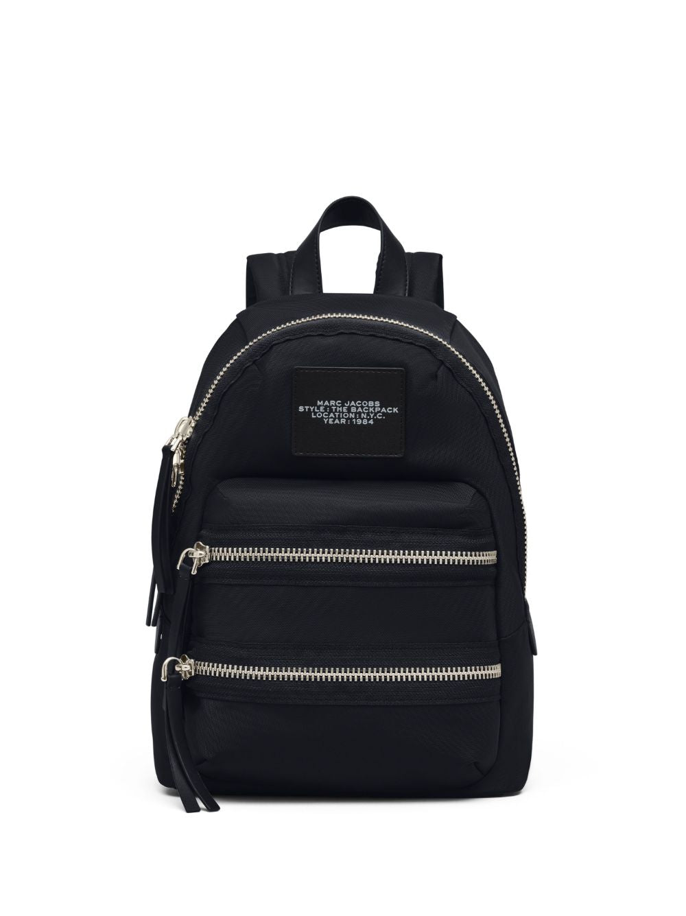 MARC JACOBS Zainetto nero con tasche esterne 