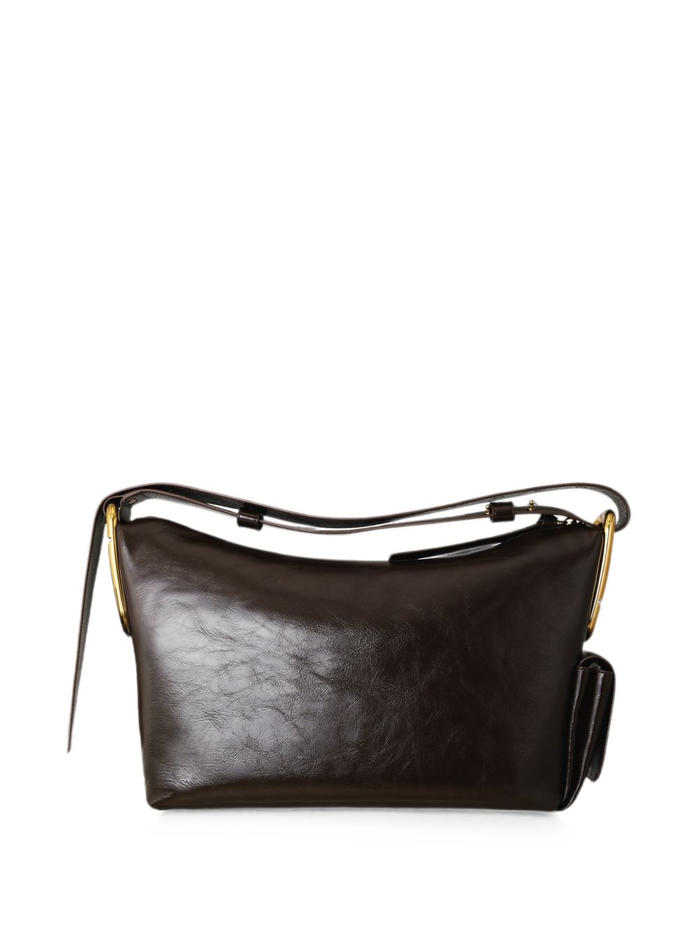 MARC JACOBS Borsa a spalla in pelle marrone scuro 