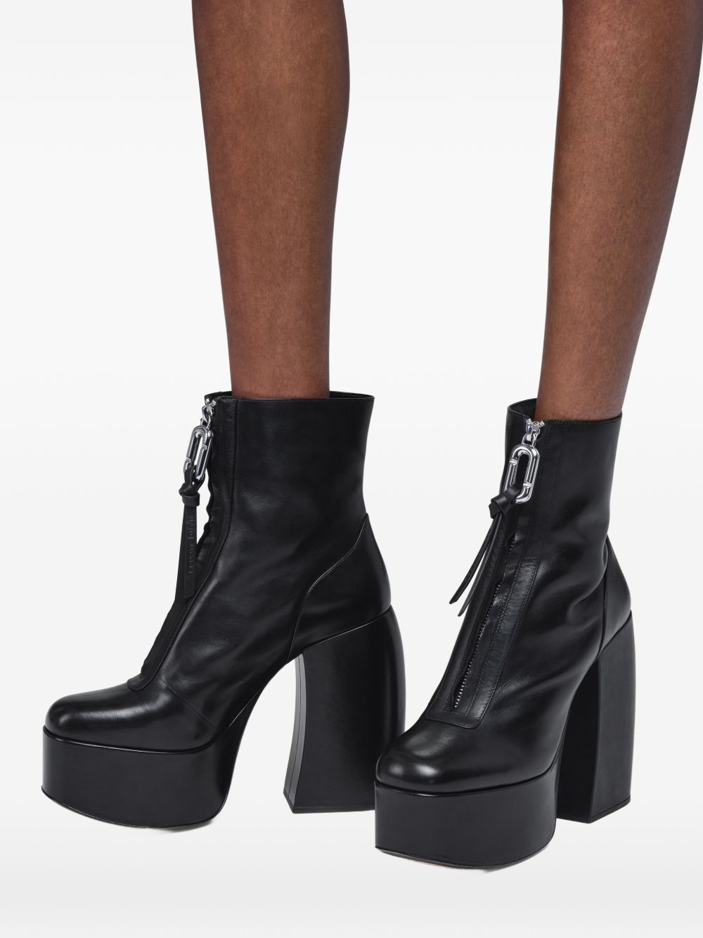 MARC JACOBS Ankle boots The Gigi in pelle nera 