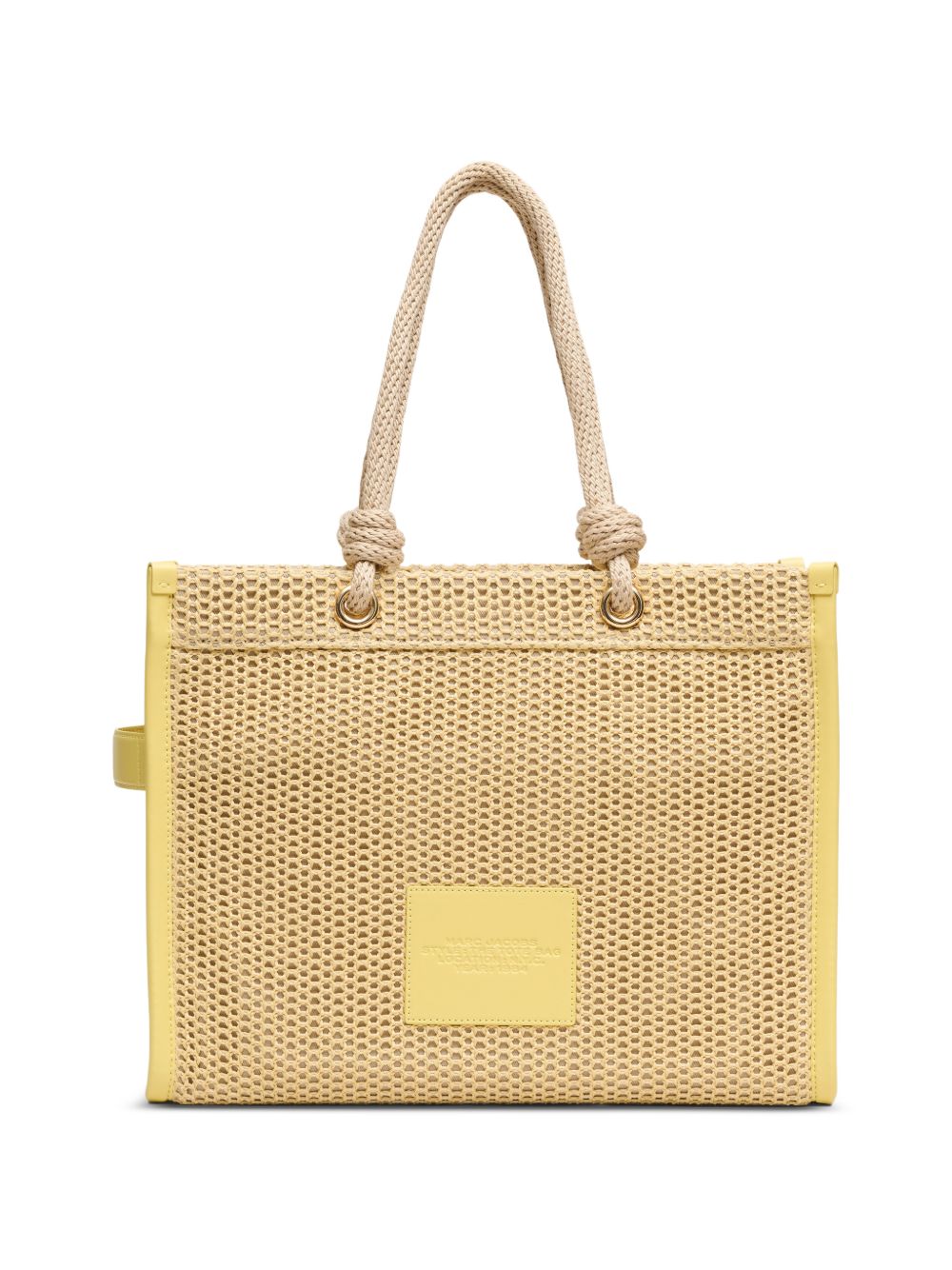 MARC JACOBS Borsa The Woven Rope Small in corda intrecciata con logo 