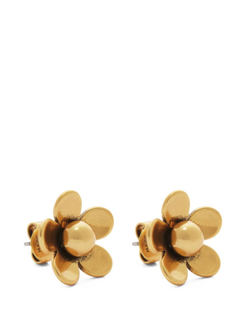 MARC JACOBS Orecchini a fiore in ottone dorat 