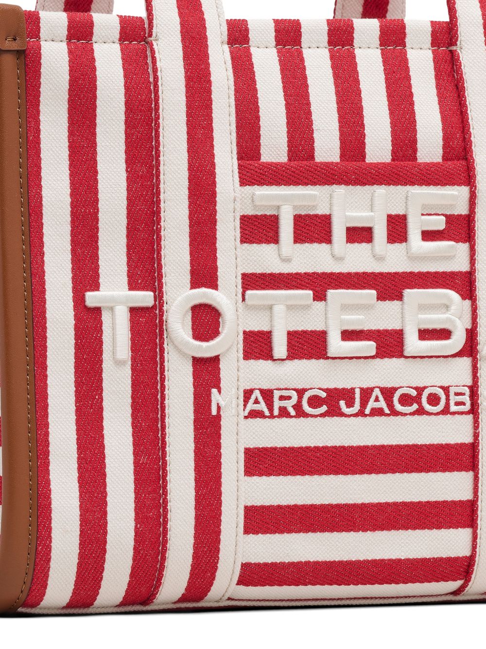 MARC JACOBS The Stripe Canvas Medium Tote Bag a righe 