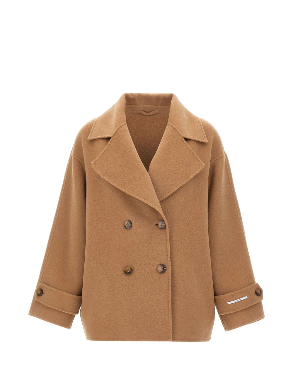MARELLA Cappotto corto Mlldeserto cammello in misto lana 