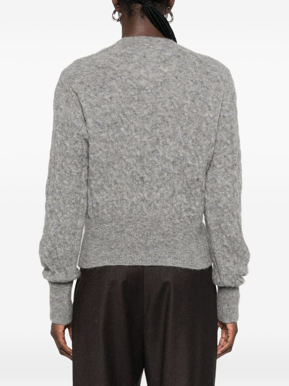 MARELLA Cardigan Certa grigio in misto alpaca 