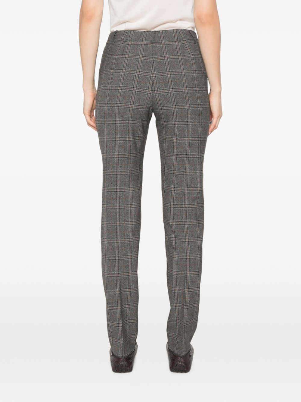 MARELLA SPORT Pantaloni Epoca in lana tartan con tasche 