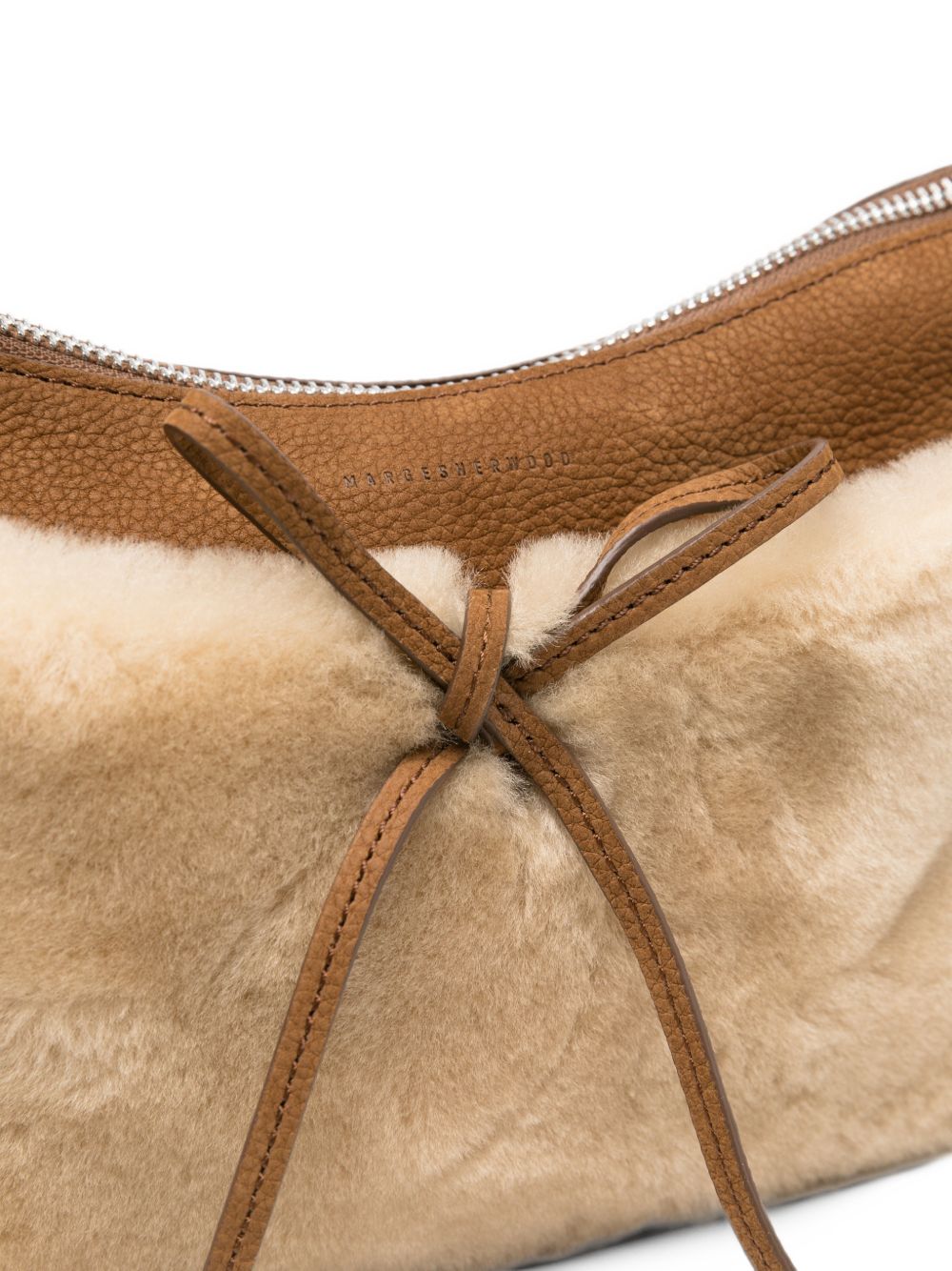 MARGESHERWOOD Borsa Ribbon Beige 