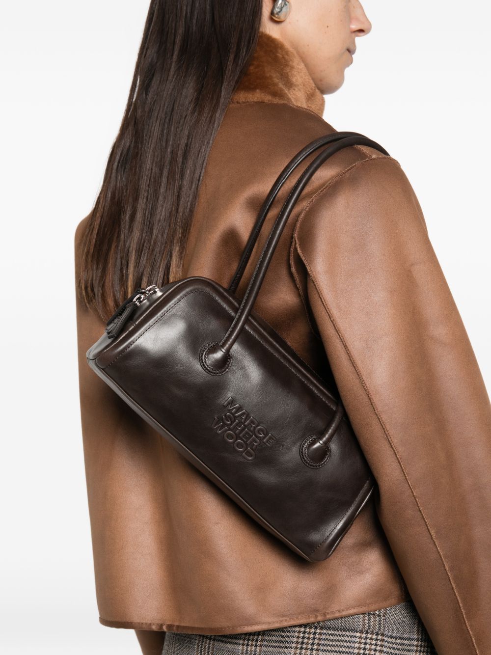 MARGESHERWOOD Borsa marrone Soft Boston 