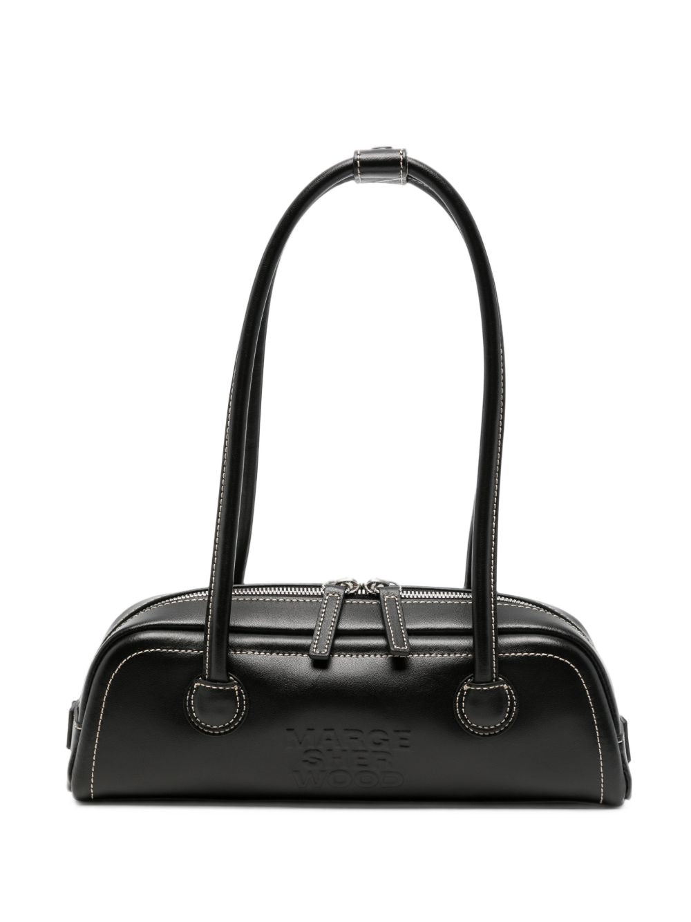 MARGESHERWOOD Borsa a spalla SOFT BOSTON in pelle nera 