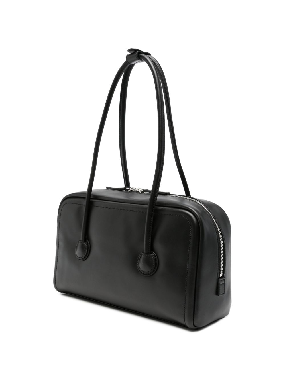 MARGESHERWOOD Borsa in pelle nera Soft Boston 