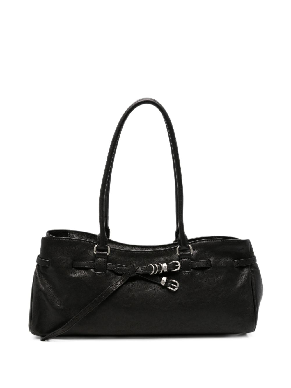 MARGESHERWOOD Borsa a spalla Soft Grandma nera in pelle 