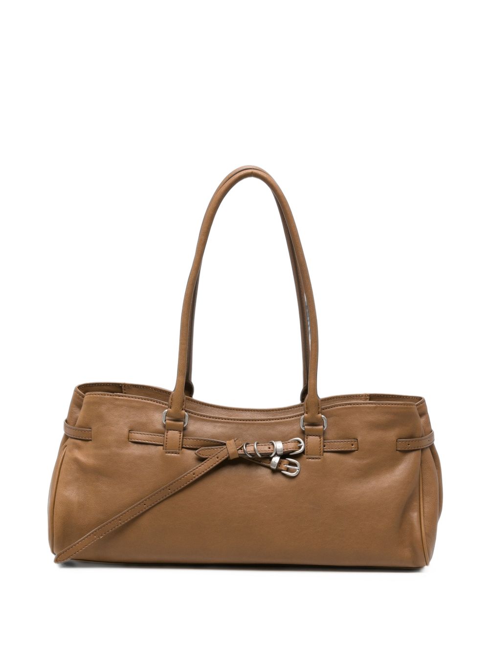 MARGESHERWOOD Borsa Soft Grandma in pelle marrone 