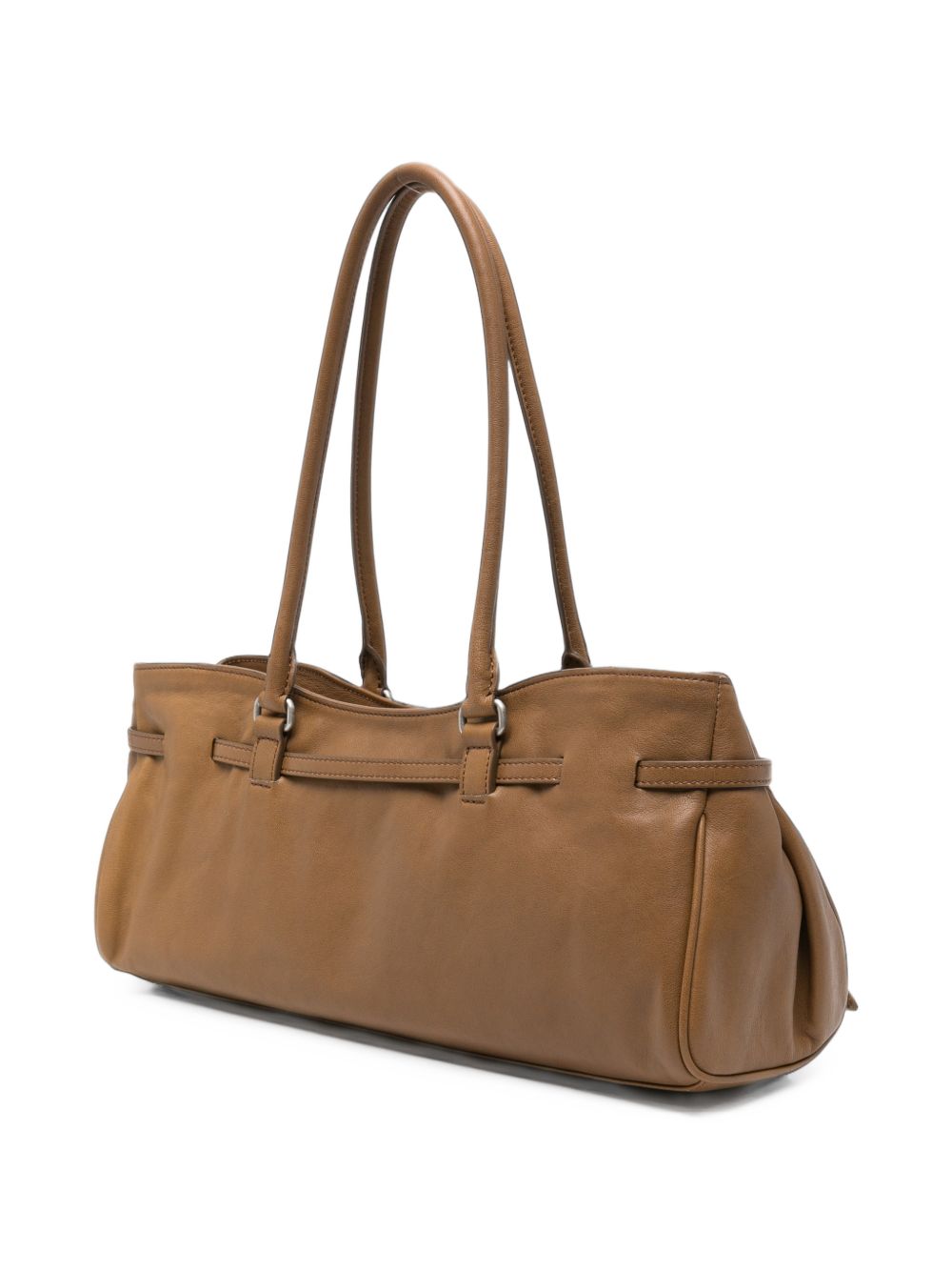 MARGESHERWOOD Borsa Soft Grandma in pelle marrone 