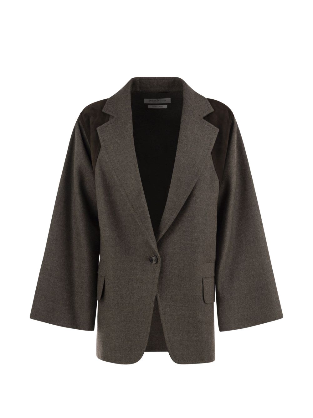 MAX MARA Blazer Over in Lana Marrone 