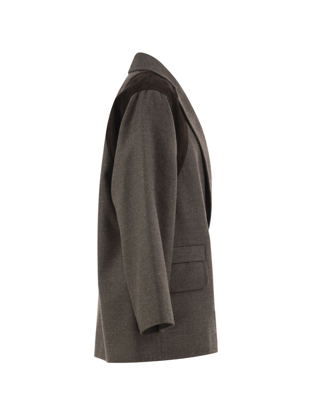 MAX MARA Blazer Over in Lana Marrone 