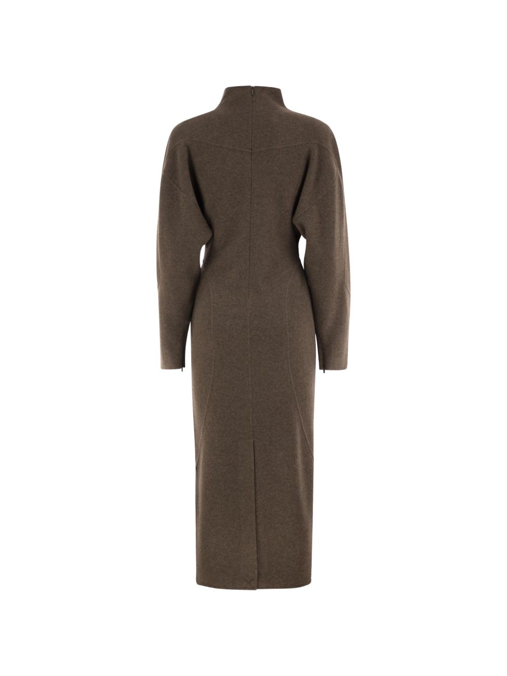 MAX MARA Abito midi in lana e cashmere a collo alto 
