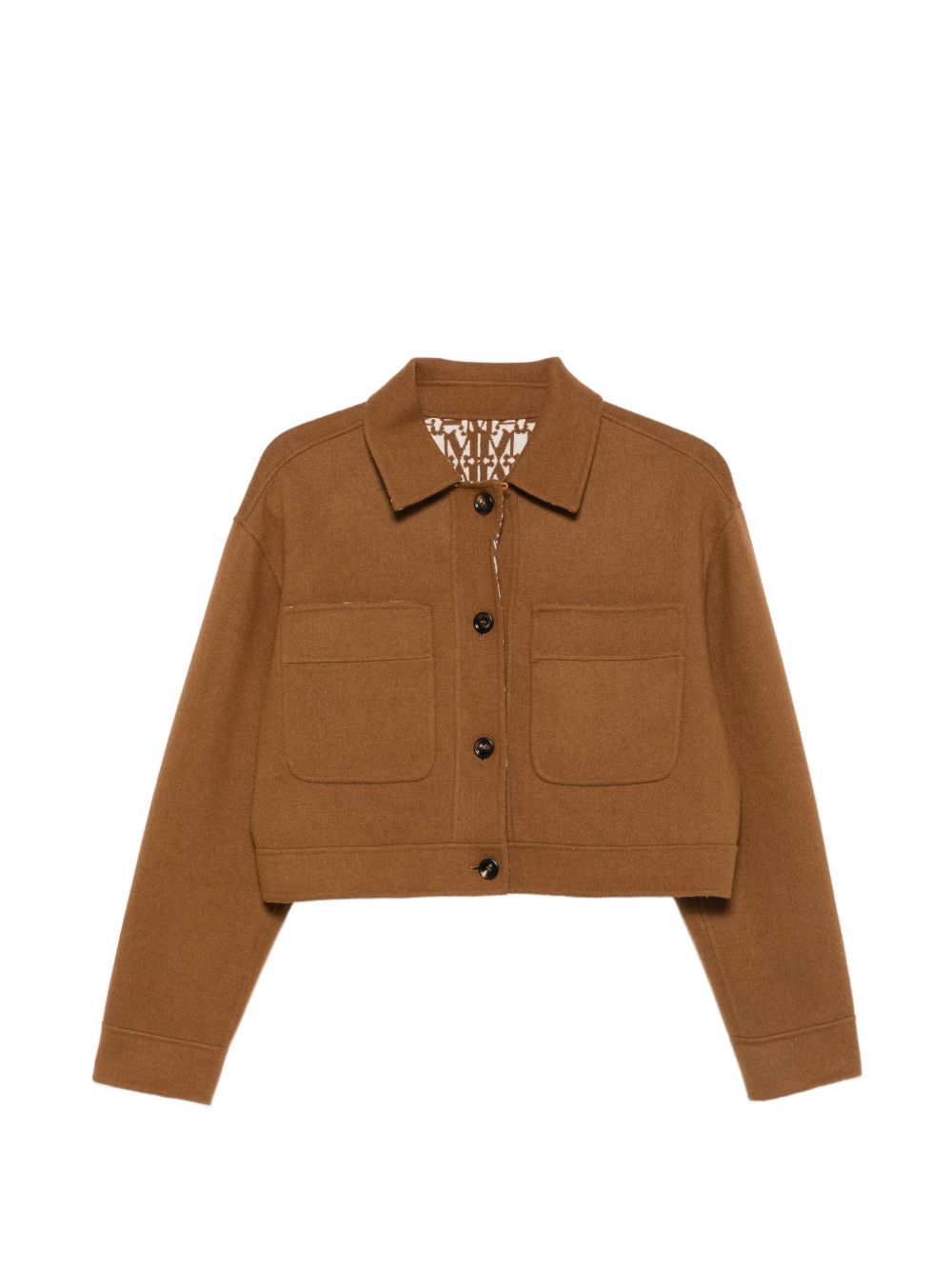 MAX MARA Giacca cropped reversibile 