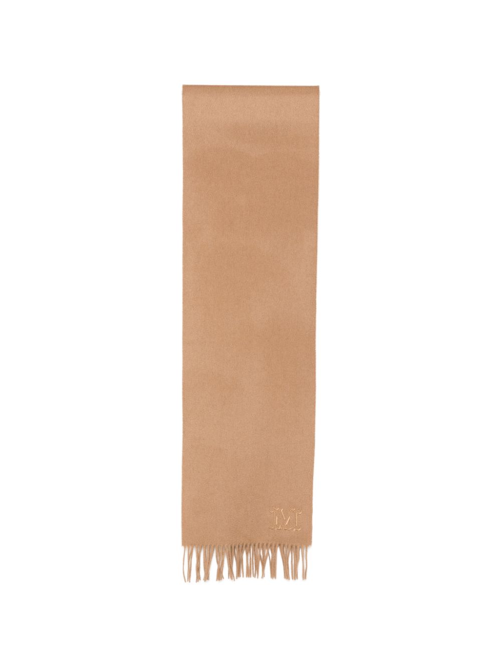 MAX MARA Sciarpa Dalia color cammello in lana e cashmere 