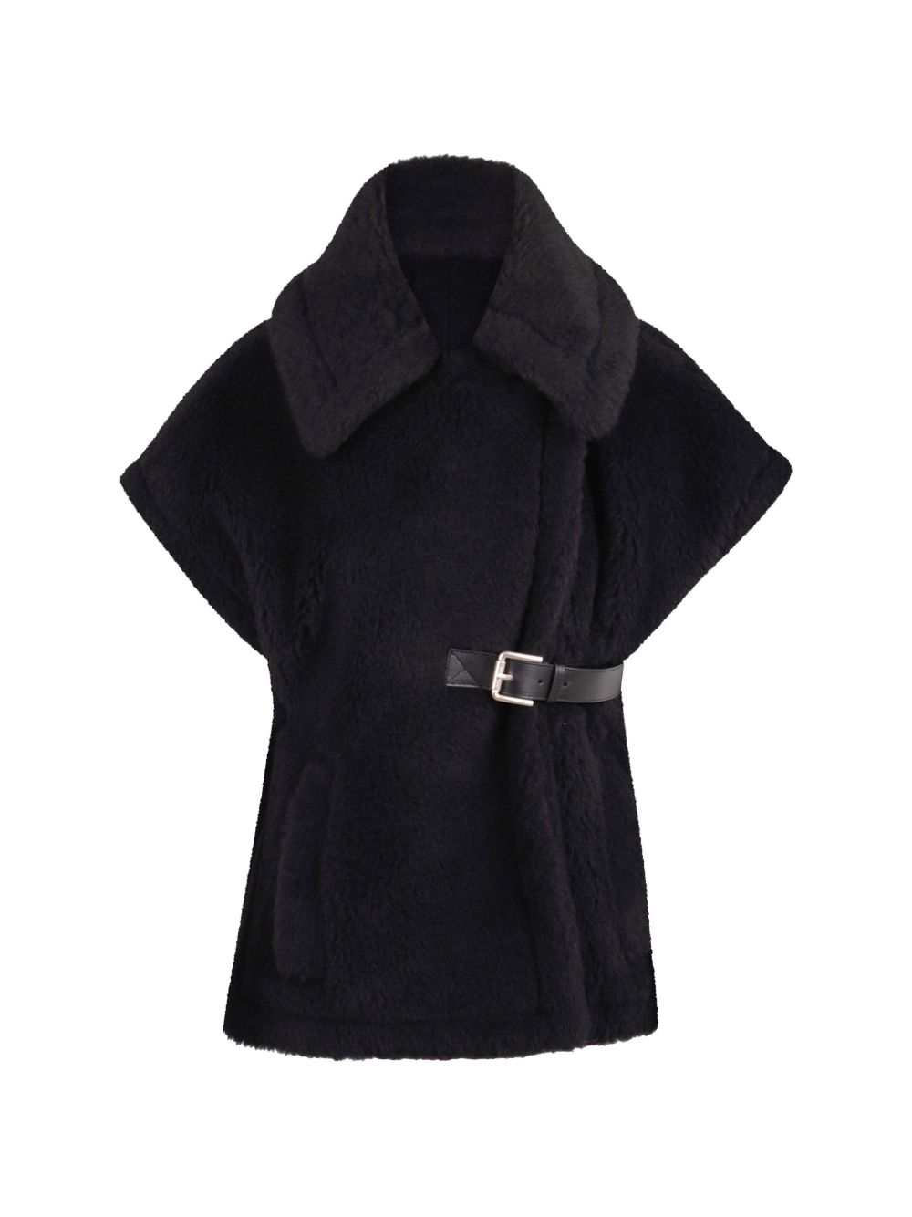 MAX MARA Cappa smanicata in tessuto Teddy 
